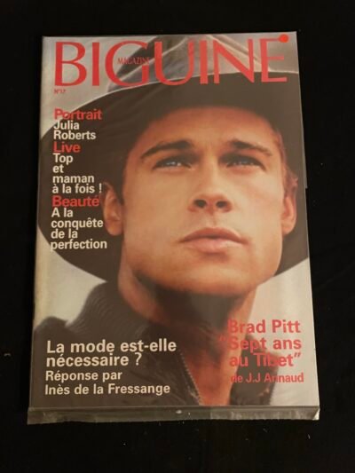 BRAD PITT  BIGUINE MAGAZINE