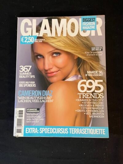 CAMERON DIAZ  GLAMOUR  06/2008