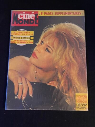 BRIGITTE BARDOT  CINEMONDE  09/1962   N°1467