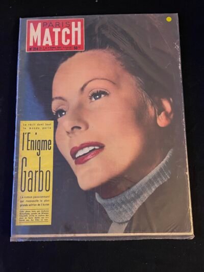 GRETA GARBO   PARIS MATCH  04/1953