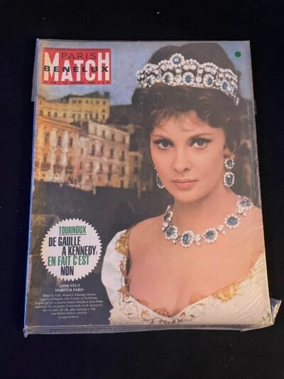 GINA LOLLOBRIGIDA   PARIS MATCH   01/1963