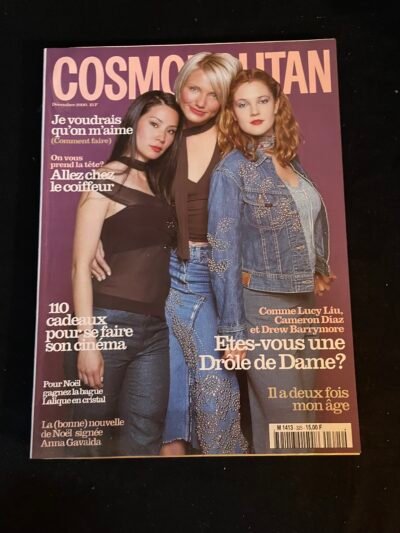 DREW BARRYMORE / CAMERON DIAZ / LUCY LIU   COSMOPOLITAN  12/2000