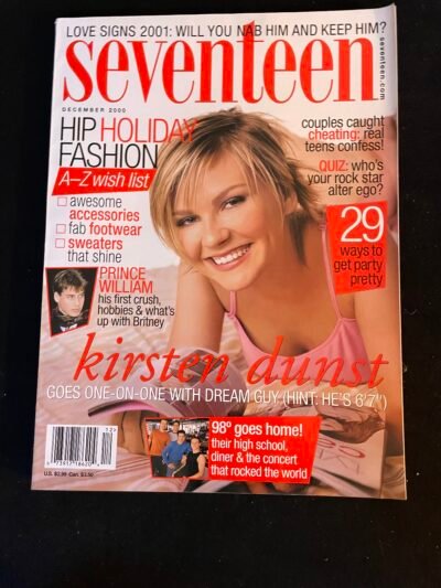 KIRSTEN DUNST    SEVENTEEN  12/2000