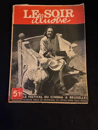 MICHELINE PRESLE    LE SOIR ILLUSTRE  06/1947