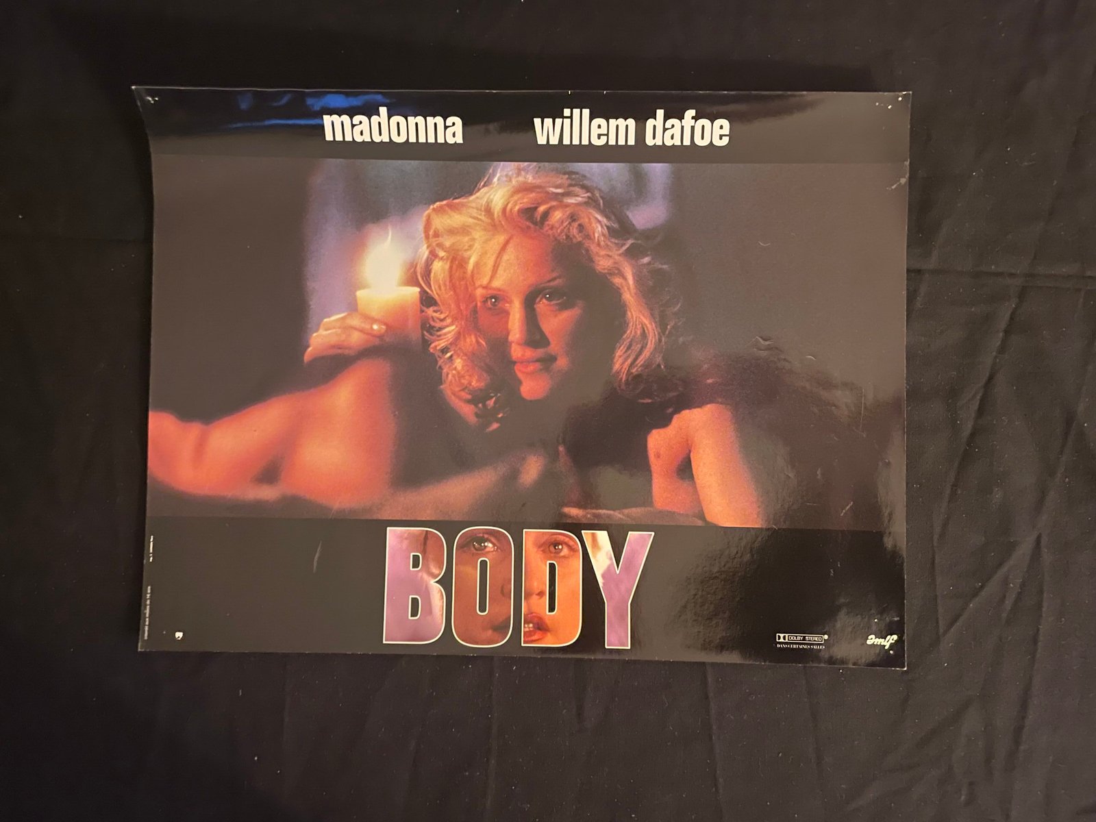 BODY / BODY OF EVIDENCE MADONNA / WILLEM DAFOE / ANNE ARCHER 7 PHOTOS GRAND FORMAT TIRAGE FRANCAIS – Image 5
