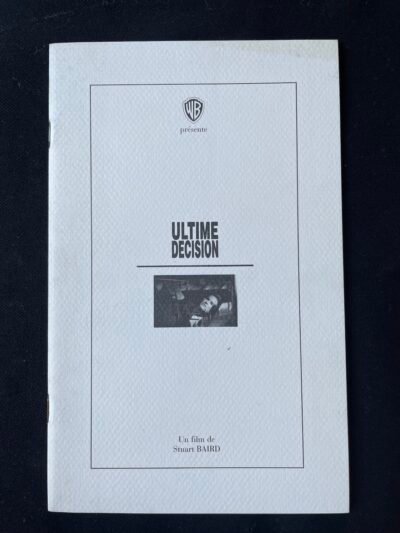 ULTIME DECISION / EXECUTIVE DECISION   1996  STEVEN SEAGAL / KURT RUSSEL