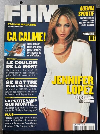 JENNIFER LOPEZ     FHM   10/1999